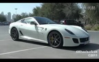 超跑法拉利Ferrari_599_GTO迪拜近拍、公路试驾实拍